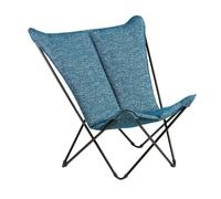 Fauteuil Papillon Matelassé Grande Largeur - Sphinx - Tundra - Bleu Cobalt - Lafuma Mobilier