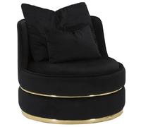 FAUTEUIL PARIS SPACE NOIR/OR
