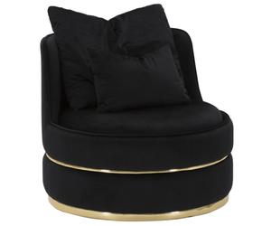 FAUTEUIL PARIS SPACE NOIR/OR