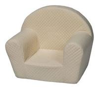 Fauteuil piqué pour enfant crème Gris G