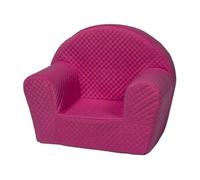 Fauteuil piqué pour enfant rose