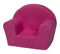 Fauteuil piqué pour enfant rose