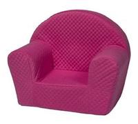 Fauteuil piqué pour enfant rose