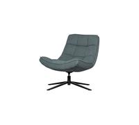 Fauteuil pivotant bleu pierre Maudi