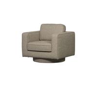 Fauteuil pivotant bouclette sable LAZY