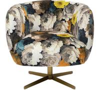 Fauteuil pivotant Pivoines jaunes Kare Design