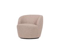 Fauteuil pivotant tissu naturel mélangé SERRA