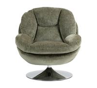 Fauteuil pivotant Topi kaki