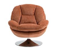 Fauteuil pivotant Topi rouille