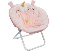 Fauteuil pliant enfant Licorne rose Atmosphera Rose G
