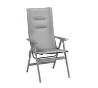 Fauteuil Pliant Matelassé Dossier Haut - Zen-it - Becomfort® - Gris Silver - Lafuma Mobilier