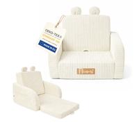 Fauteuil pliant pour enfants Flumi Canapé pour enfants avec fonction inclinable et housse amovible