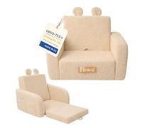 Fauteuil pliant pour enfants Flumi Canapé pour enfants avec fonction inclinable et housse amovible