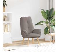 vidaXL Fauteuil Relaxant en Tissu Gris Clair