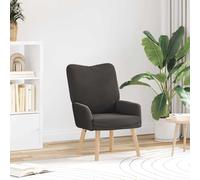 vidaXL – Fauteuil relaxant – tissu ressemblant à la laine – polyester et contreplaqué – beige