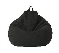 Fauteuil pouf canapé ultra doux en mousse à mémoire de forme avec housse en suédine, fauteuil lounge affaissé rembourré de mousse (Housse uniquement, sans rembourrage inclus) 70cmx80cmPolyester