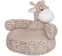 Fauteuil pouf enfant Girafe Atmosphera Beige G