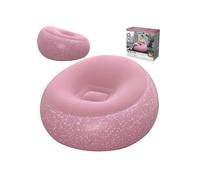 Fauteuil pouf gonflable Bestway Inflate-A-Chair 75155, assise confortable intérieur et extérieur, 112 x 112 x 66 cm