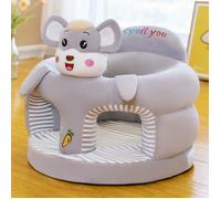 Fauteuil pour Bébé dès 3 Mois, Canapé pour Bébé Apprendre Assis, Siège de Soutien pour bébé en Peluche Et Coton PP, 3 à