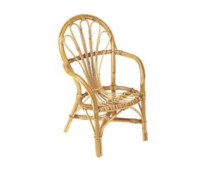 Fauteuil pour enfant en rotin, Dim : 39 x 41 x 61 -PEGANE-