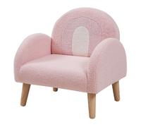 Fauteuil pour enfants 'Sorreindi' 50 x 50 x 45 cm Tissu Teddy Rose