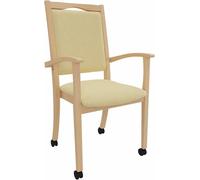 Fauteuil pour personnes âgées Alexander, dossier haut, sur roulettes – Fauteuil de confort pour personnes nécessitant une assistance, avec accoudoirs et roulettes