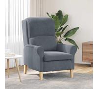 Fauteuil pratique Gris foncé 76 x 94 x 102 cm Velours - Fauteuil TV & Relax ,mobilier design 4206408 1parcel
