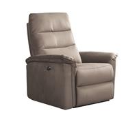 Fauteuil relax électrique en tissu polyester gris - RHODAY