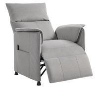 Fauteuil relax électrique - HOMCOM - fonction mémoire, repose-pieds rétractable, télécommande - gris