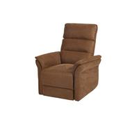 Fauteuil Relax Electrique Releveur Tissu Cognac - ROBINSON -