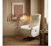 Fauteuil relax électrique rotatif COCHYRE 1 place tissu beige