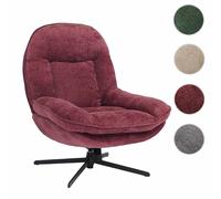 Fauteuil relax HWC-P32 Chenille (370 g/m²) baie