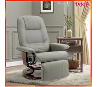 Fauteuil relax inclinable - AKOZON - Réf. 9580 - Pivotant 360° - Inclinaison 145° - Piètement bois massif