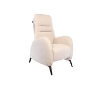 Fauteuil Relax L'Urbain Electrique par Jeanne et Jean Tissu beige - ancien tissu arrêté