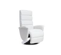 Fauteuil relax manuel blanc NELSON