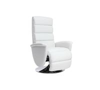Fauteuil relax manuel blanc NELSON