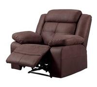 AltoBuy FABARES - Fauteuil Relax Manuel Chocolat
