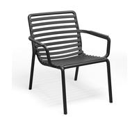 Chaise de Jardin 4 Pieds Sans Accoudoirs Nardi Doga Relax 40256.02.000 Antracite