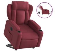 Fauteuil relax releveur électrique vin rouge Tissu
