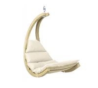 Fauteuil relax suspendu Swing CHAIR Amazonas crème en bois