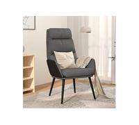 vidaXL Fauteuil relax tissu gris clair