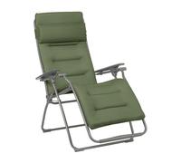 Fauteuil Relax Transat Jardin - Chaise Longue - Matelassé Zéro Gravité - Futura - Becomfort® - Vert Olive - Lafuma Mobilier