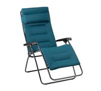 Fauteuil Relax Transat Jardin - Chaise Longue Matelassé Zéro Gravité Xl - Rsx Clip Xl - Aircomfort® - Bleu Coral Blue - Lafuma Mobilier