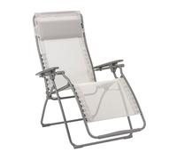 Fauteuil Relax Transat Jardin - Chaise Longue Zéro Gravité - Futura - Batyline® Iso - Beige Seigle - Lafuma Mobilier