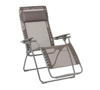 Fauteuil Relax Transat Jardin - Chaise Longue Zéro Gravité - Futura - Batyline® Iso - Marron Graphite - Lafuma Mobilier