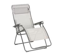 Fauteuil Relax Transat Jardin - Chaise Longue Zéro Gravité Xl - Futura Xl - Batyline® Duo - Gris Galet - Lafuma Mobilier