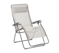 Fauteuil Relax Transat Jardin - Chaise Longue Zéro Gravité Xl - Futura Xl - Batyline® Iso - Beige Seigle - Lafuma Mobilier