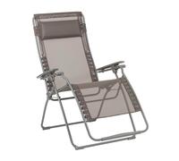 Fauteuil Relax Transat Jardin - Chaise Longue Zéro Gravité Xl - Futura Xl - Batyline® Iso - Marron Graphite - Lafuma Mobilier