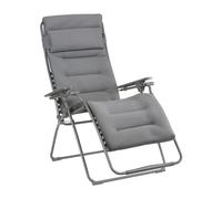 Fauteuil Relax Transat Jardin - Chaise Longue Zéro Gravité Xl - Futura Xl - Becomfort® - Gris Silver - Lafuma Mobilier