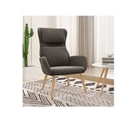 vidaXL Chaise de Relaxation Gris Foncé